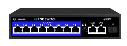 JVS-S11-8P-120W 8Port PoE Network Switch